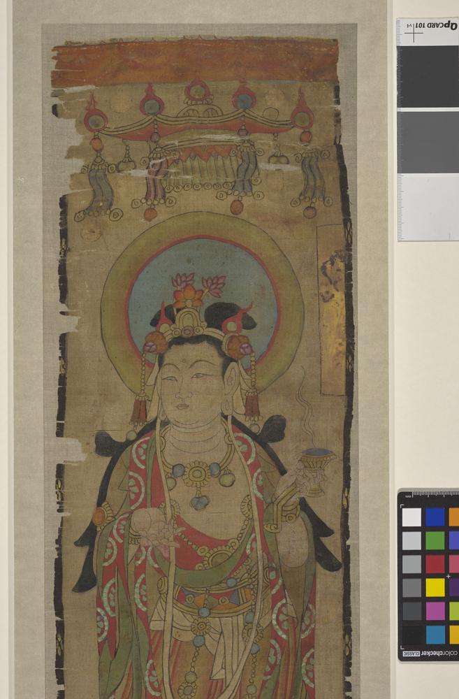 图片[3]-banner; painting; 幡(Chinese); 繪畫(Chinese) BM-1919-0101-0.125.+-China Archive